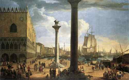 Carlevaris Luca The Molo With The Ducal Palace  A4 Photo Print