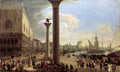 Carlevaris Luca The Wharf Looking Toward The Doges Palace  A4 Photo Print