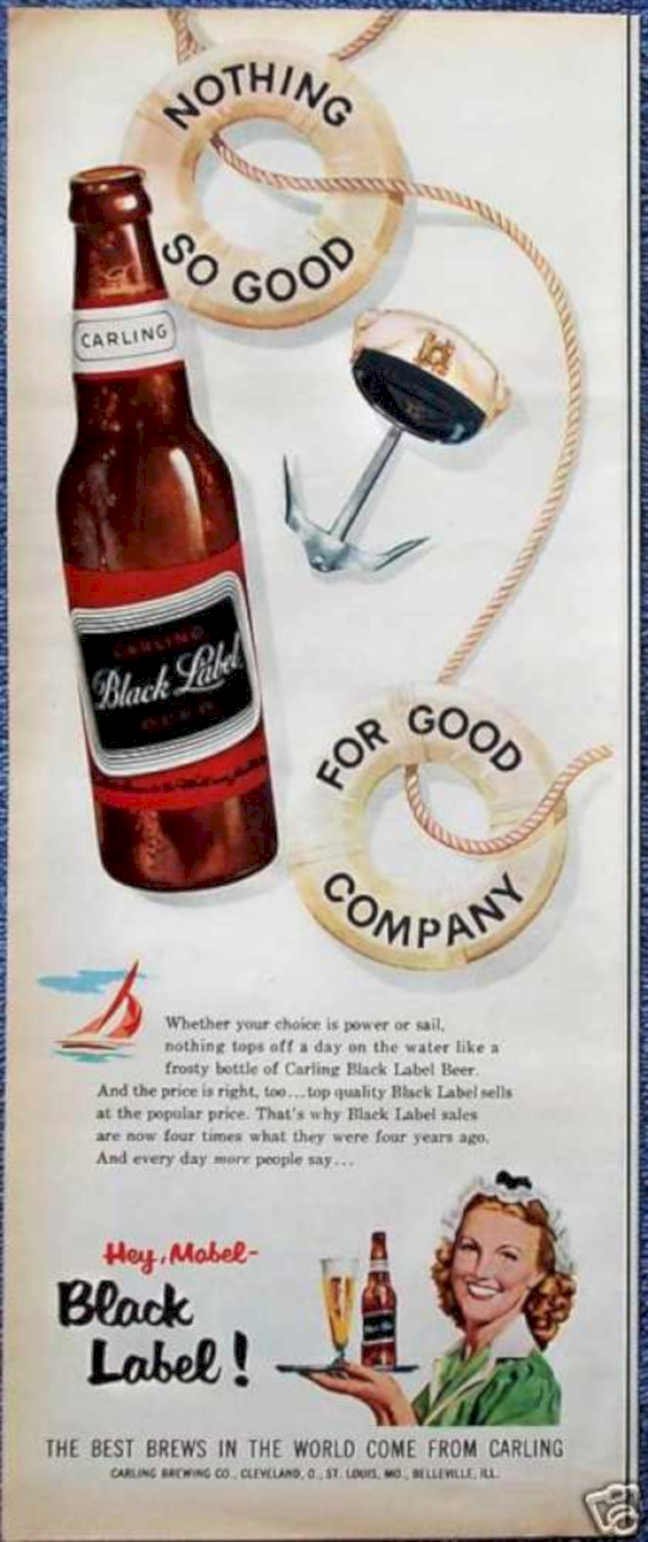 Carlins Black Label Vintage Retro Advert Ads A4 Photo Print