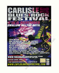 Carlisle Blues Festival Vintage Retro Advert Poster A4 Photo Print