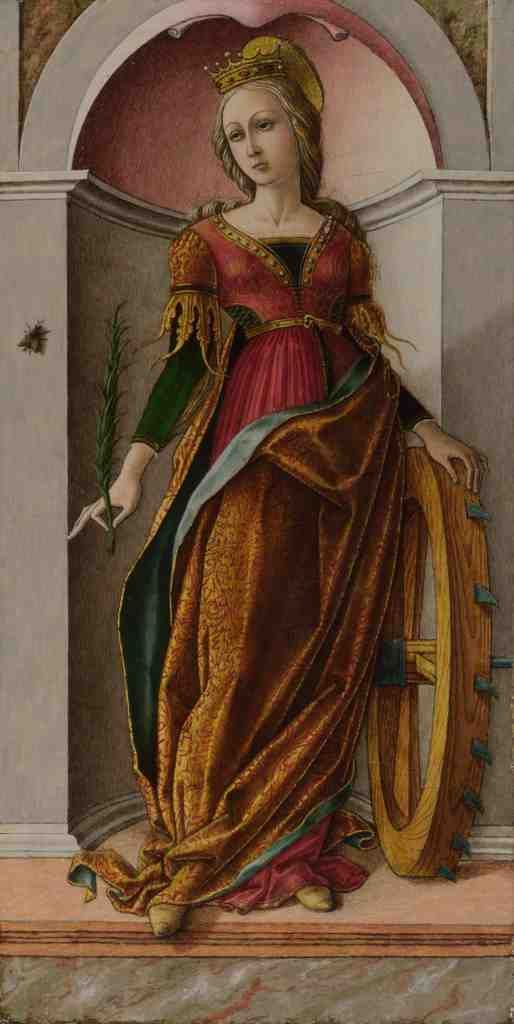 Carlo Crivelli Saint Catherine of Alexandria A4 Photo Print