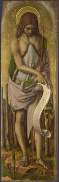 Carlo Crivelli Saint John the Baptist A4 Photo Print
