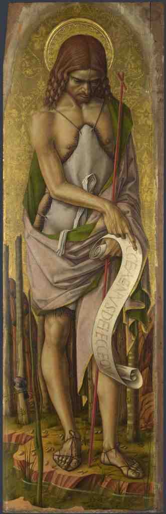 Carlo Crivelli Saint John the Baptist A4 Photo Print
