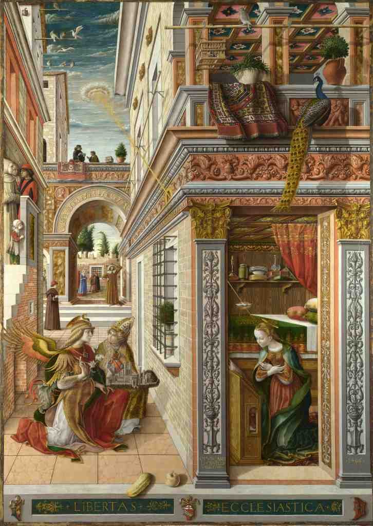 Carlo Crivelli The Annunciation, with Saint Emidius A4 Photo Print