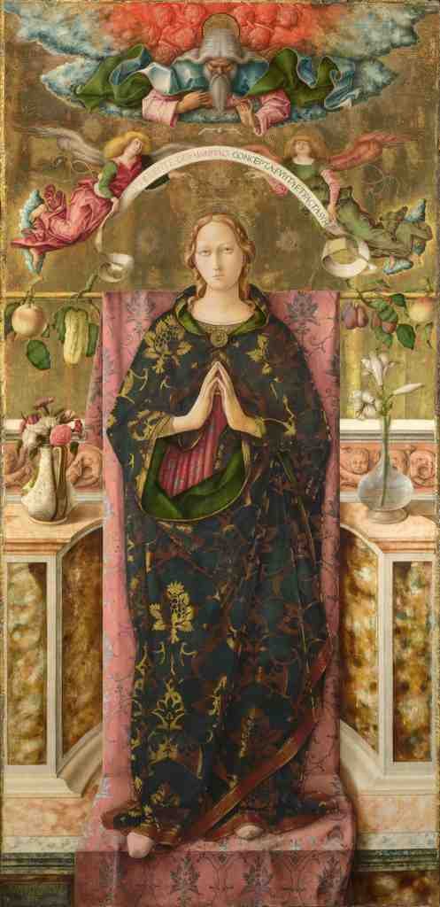 Carlo Crivelli The Immaculate Conception A4 Photo Print