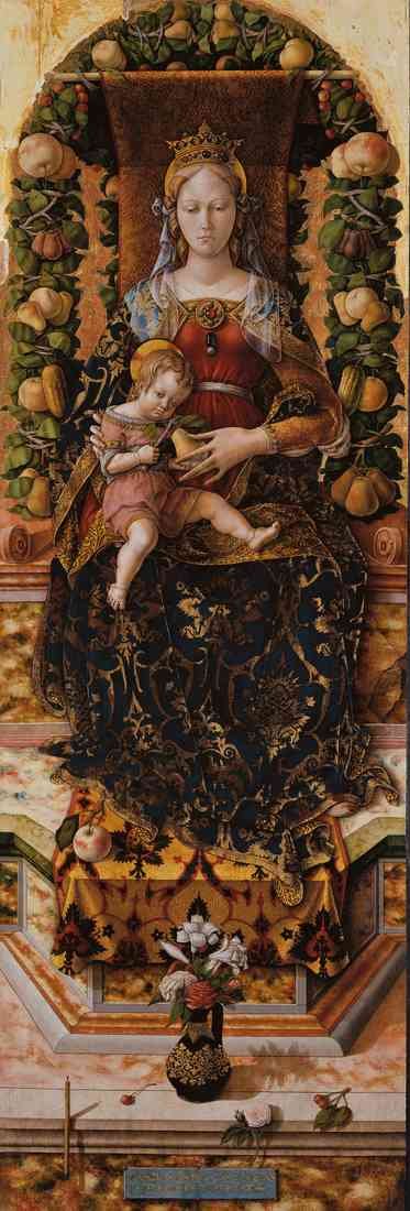 Carlo Crivelli madonna A4 Photo Print
