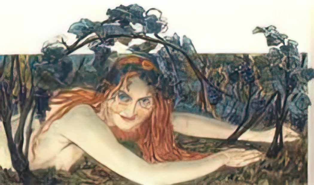 Carlos Schwabe fleurs du mal ame du vin schlussvignette Art A4 Photo Print