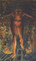 Carlos Schwabe fleurs du mal crepuscule Art A4 Photo Print
