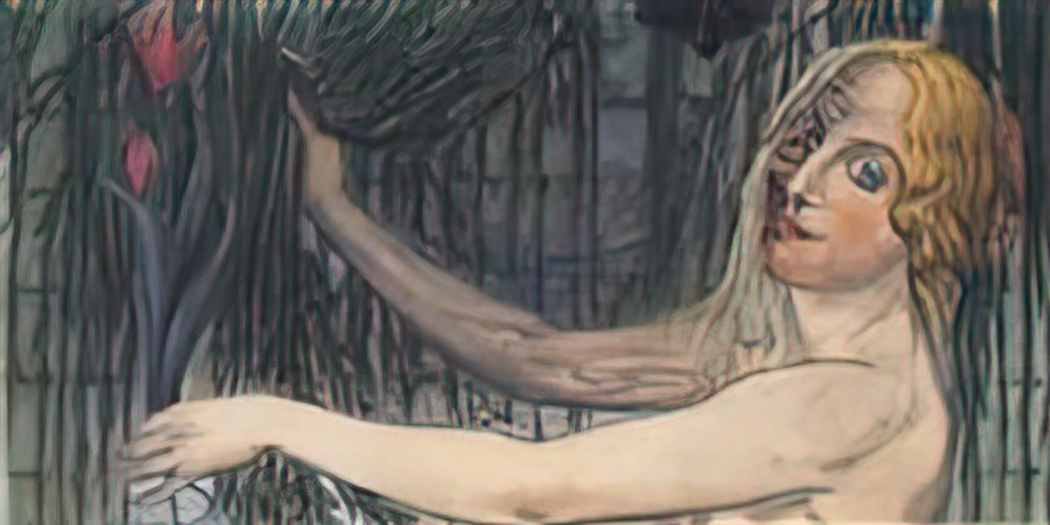 Carlos Schwabe fleurs du mal horloge Art A4 Photo Print UK