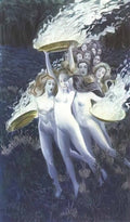 Carlos Schwabe fleurs du mal hymne Art A4 Photo Print