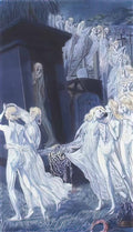 Carlos Schwabe fleurs du mal remords Art A4 Photo Print