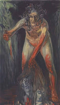 Carlos Schwabe fleurs du mal tonneau Art A4 Photo Print