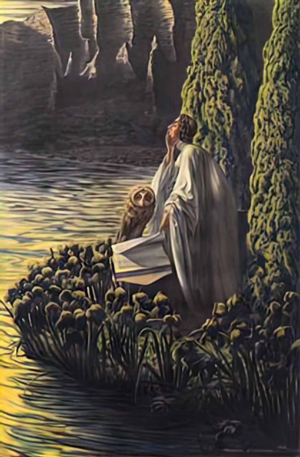 Carlos Schwabe interior silence Art A4 Photo Print