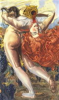 Carlos Schwabe l ame du vin Art A4 Photo Print