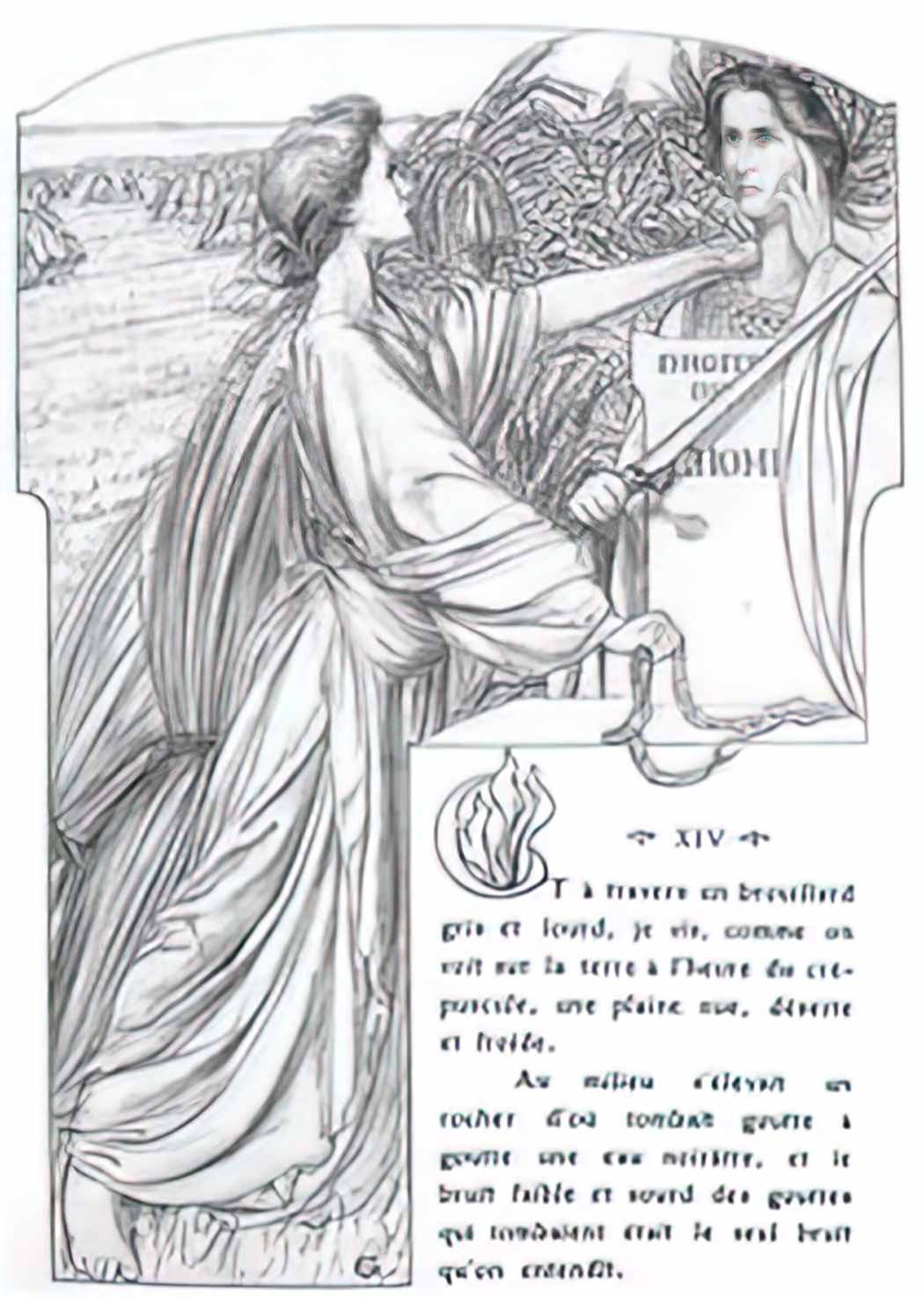 Carlos Schwabe paroles chap14 Art A4 Photo Print UK