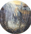 Carlos Schwabe vierge aux lys96 Art A4 Photo Print UK