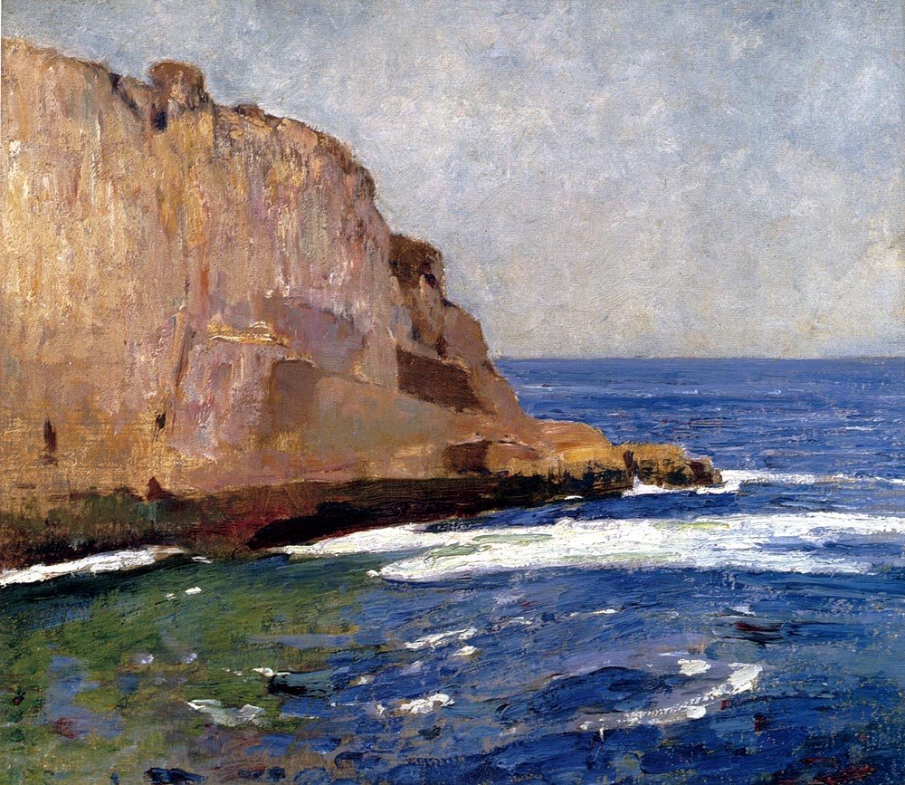 Carlsen Emil Bald Head Cliff York Maine Art A4 Photo Print