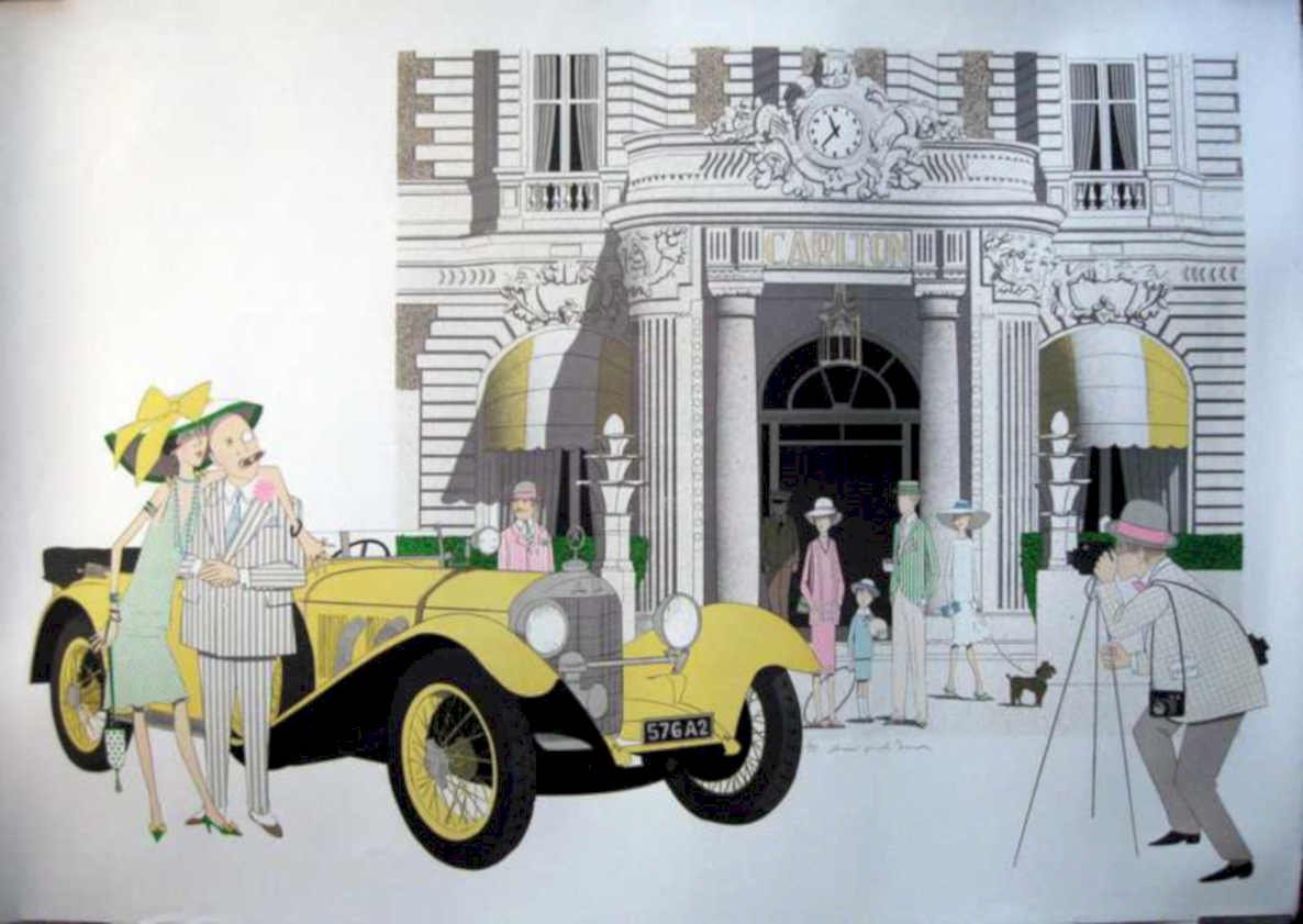 Carltn Auto Show Vintage Retro Advert Ads A4 Photo Print