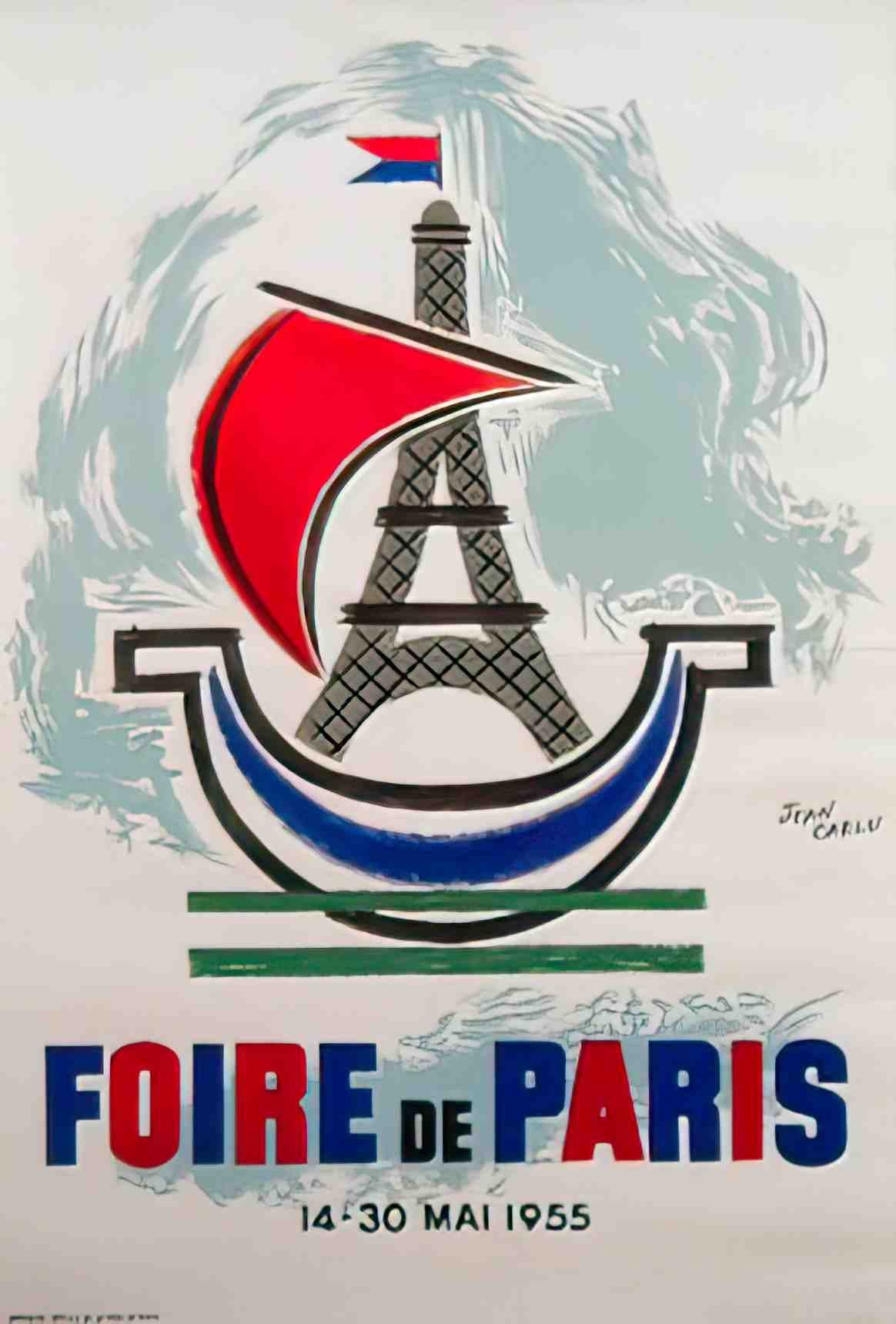 CarluFoireParis Advert A4 Photo Print