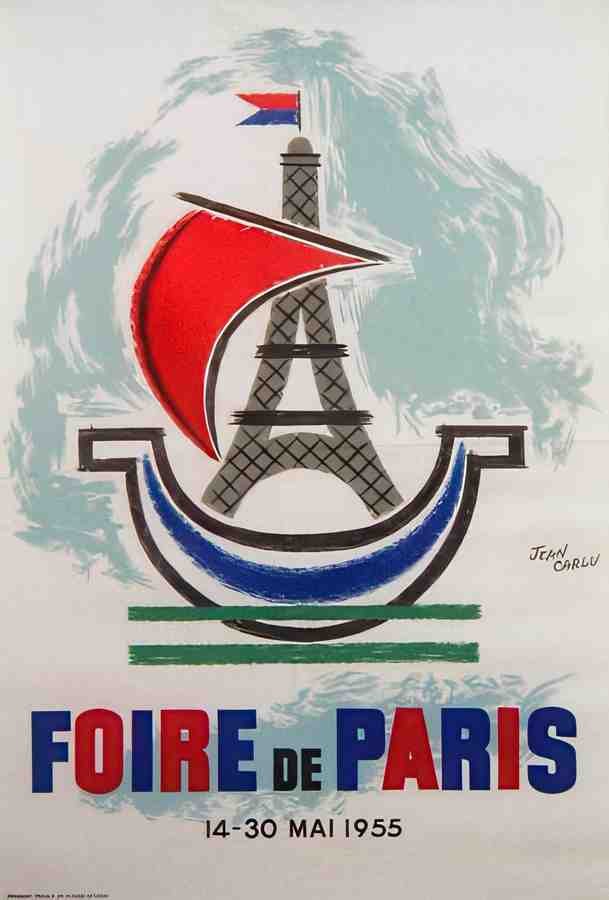CarluFoireParis Vintage Advert A4 Photo Print