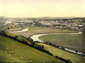Carmarthenshire Carmarthen General View Vintage A4 Photo Print