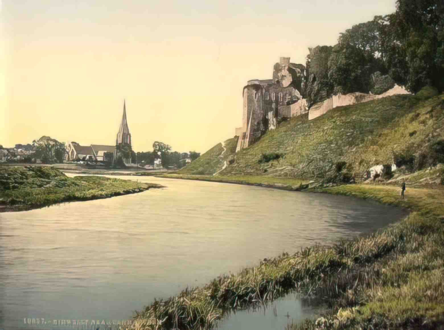 Carmarthenshire Kidwelly Vintage A4 Photo Print