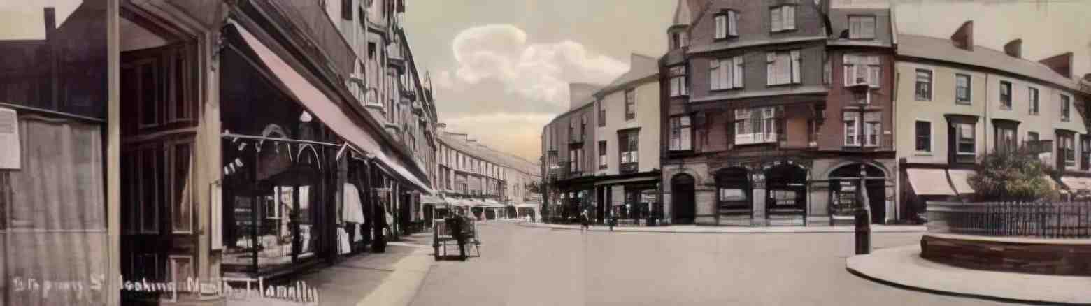 Carmarthenshire Llanelli Stepney Street Vintage A4 Photo Print