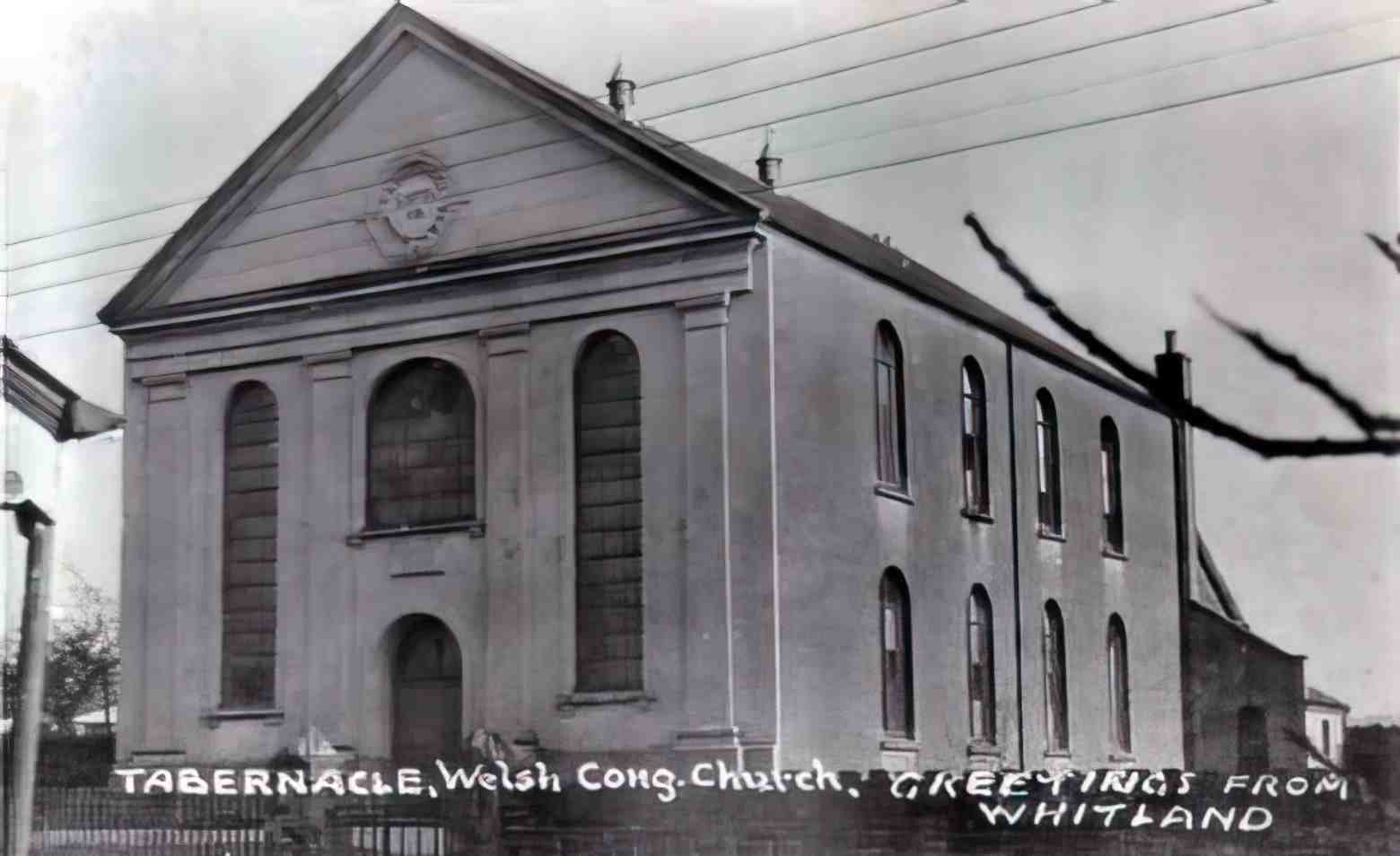 Carmarthenshire Whitland Welsh Congregational Church Vintage A4 Photo Print