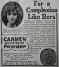 Carmen Complexion Powder Vintage Retro Advert Ads A4 Photo Print