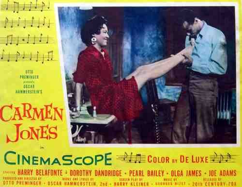  Carmen Jones 02 film star poster A4 Photo Print