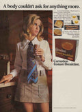 Carnation Breakfast Table Vintage Retro Advert Poster A4 Photo Print