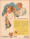 Carnation Milk Cute Barber Second Big Moment barber advert A4 Photo Print