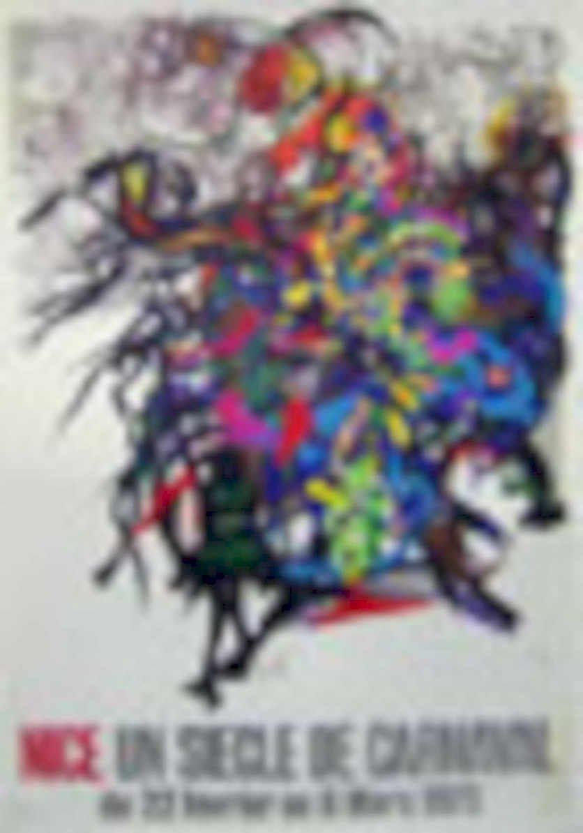 Carnivals Abstract Figures Vintage Retro Advert Poster A4 Photo Print