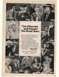 Carol Burnett Still Vintage Retro Advert Ads A4 Photo Print