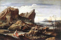 Carracci Antonio Landscape with Bathers Art A4 Photo Print