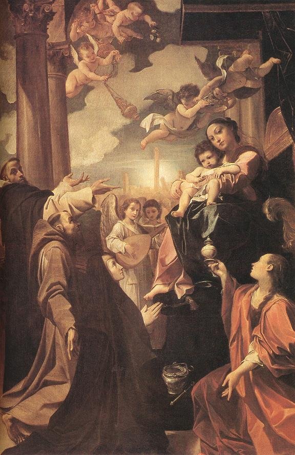 Carracci Lodovico Bargellini Madonna Art A4 Photo Print