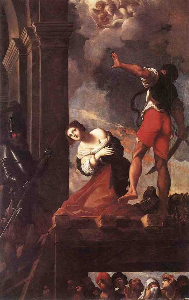 Carracci Lodovico The Martyrdom of St Margaret Art A4 Photo Print
