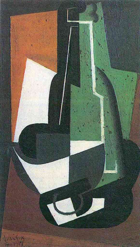 Carrafe Juan Gris Abstract Art A4 Photo Print