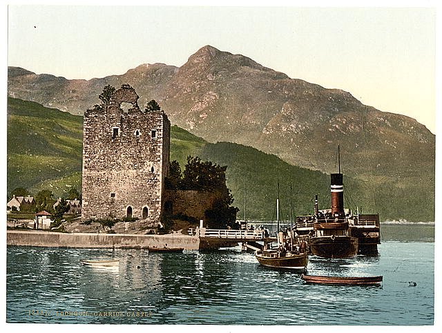 Carrick Castle Lochgoil Vintage A4 Photo Print