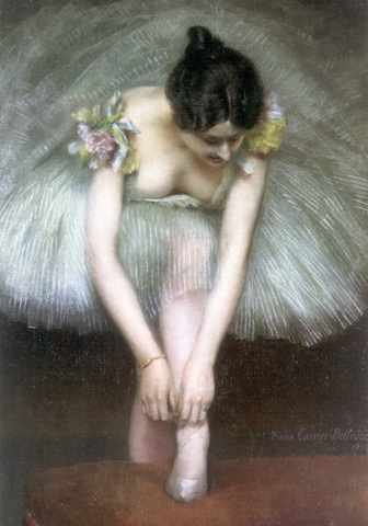 Carrier Belleuse Pierre Before The Ballet 1896 A4 Photo Print