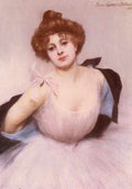 Carrier Belleuse Pierre Portrait Of Dancer A4 Photo Print