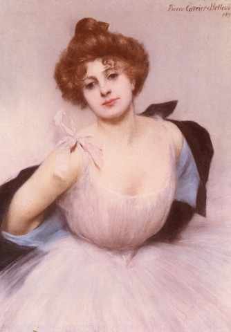 Carrier Belleuse Pierre Portrait Of Dancer A4 Photo Print