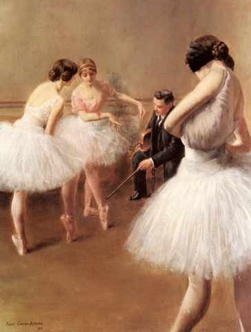 Carrier Belleuse Pierre The Ballet Lesson A4 Photo Print
