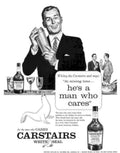 Carstairs Whiskey Seal Vintage Retro Advert Poster A4 Photo Print