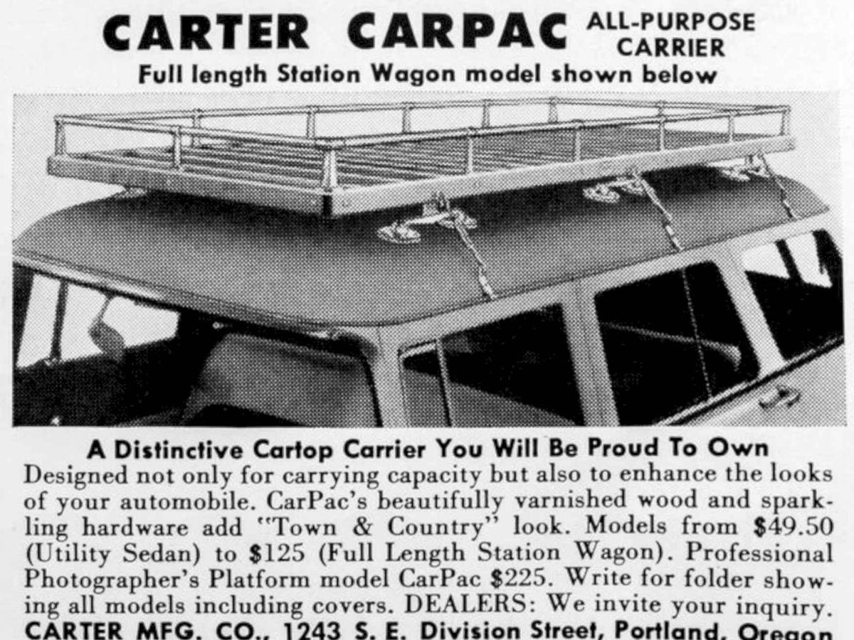 Carter Carpac Wagon Vintage Retro Advert Poster A4 Photo Print