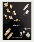 Cartier Brooches Watches Vintage Retro Advert Poster A4 Photo Print