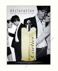 Cartier Declaration Men Vintage Retro Advert Poster A4 Photo Print
