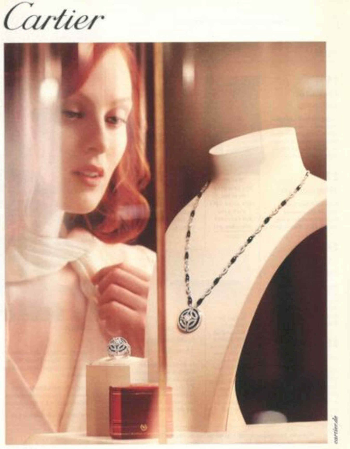 Cartier Diamant Kollektion Vintage Retro Advert Poster A4 Photo Print