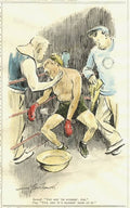 Cartoon punch 00130 Art A4 Photo Print