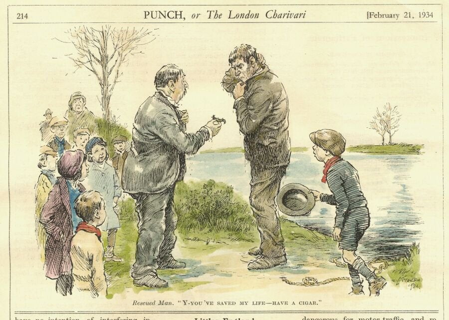 Cartoon punch 00363 Art A4 Photo Print UK